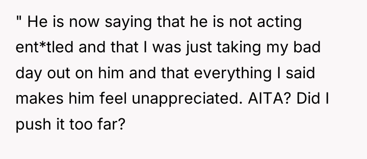 " He is now saying that he is not acting...
