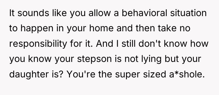 It sounds like you allow a behavioral situation to happen...