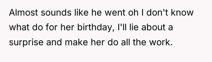 Almost sounds like he went oh I don't know what...