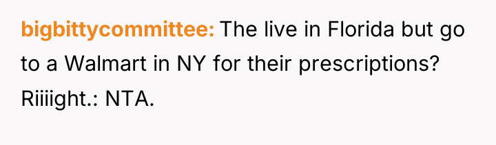 bigbittycommittee The live in Florida but go to a Walmart...