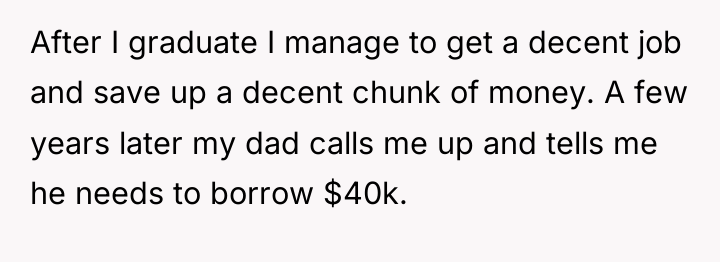 After I graduate I manage to get a decent job...