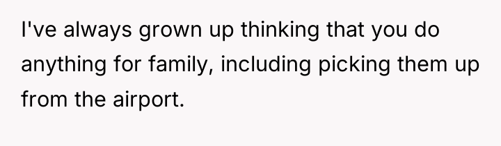 I've always grown up thinking that you do anything for...
