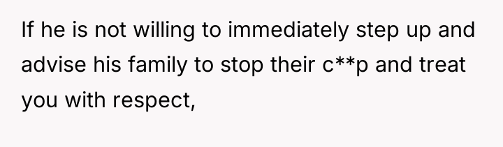 If he is not willing to immediately step up and...