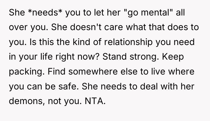 She *needs* you to let her "go mental" all over...