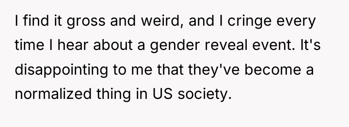 I find it gross and weird, and I cringe every...