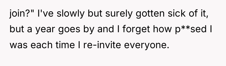 join?" I've slowly but surely gotten sick of it, but...