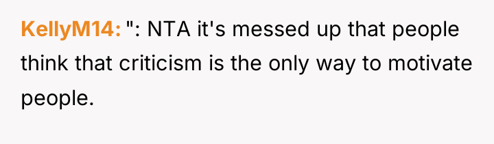 KellyM14 ": NTA it's messed up that people think that...