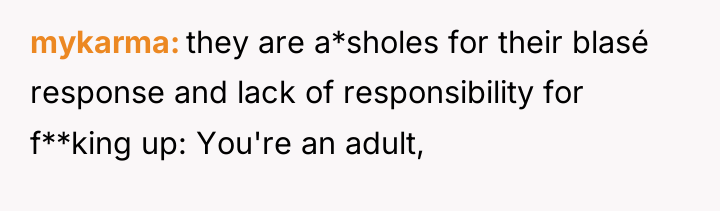 mykarma they are a*sholes for their blasé response and lack...