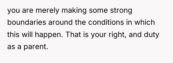 you are merely making some strong boundaries around the conditions...
