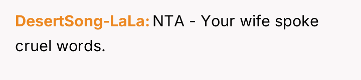 DesertSong-LaLa NTA - Your wife spoke cruel words.