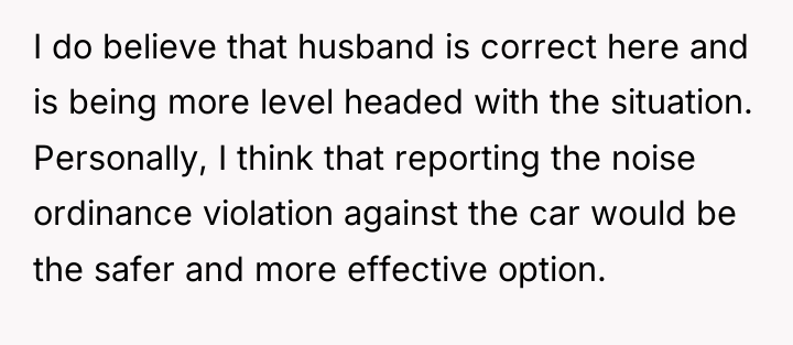 I do believe that husband is correct here and is...