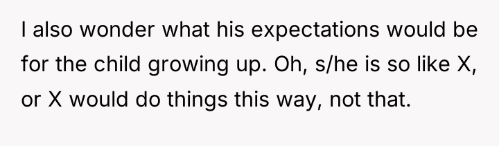 I also wonder what his expectations would be for the...