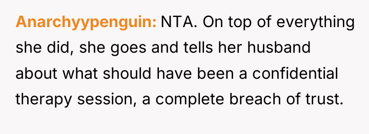Anarchyypenguin NTA. On top of everything she did, she goes...