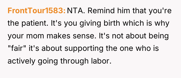 FrontTour1583 NTA. Remind him that you're the patient. It's you...