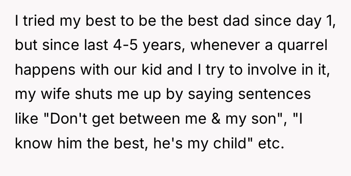 I tried my best to be the best dad since...