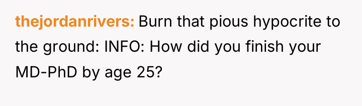 thejordanrivers Burn that pious hypocrite to the ground: INFO: How...