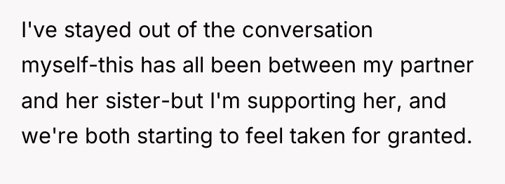 I've stayed out of the conversation myself-this has all been...