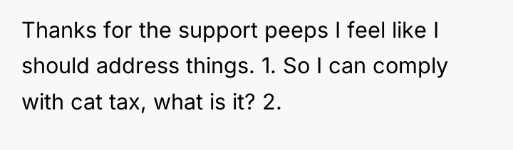 Thanks for the support peeps I feel like I should...