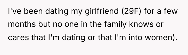 I've been dating my girlfriend (29F) for a few months...