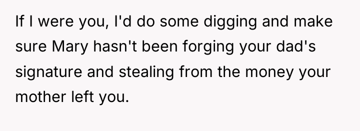 If I were you, I'd do some digging and make...