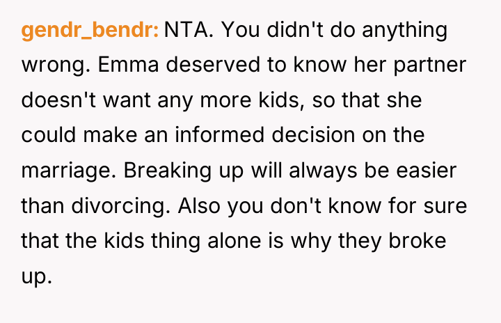 gendr_bendr NTA. You didn't do anything wrong. Emma deserved to...