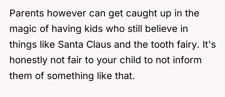 Parents however can get caught up in the magic of...