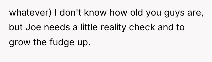 whatever) I don't know how old you guys are, but...