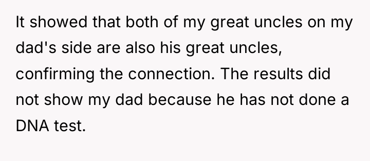 It showed that both of my great uncles on my...