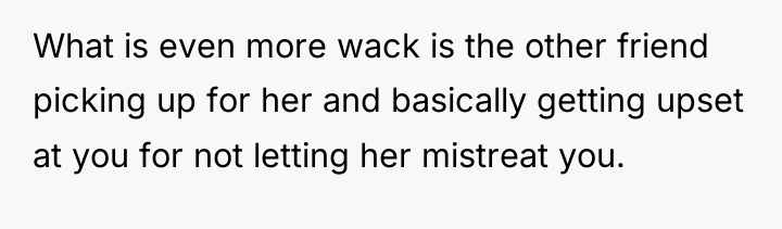 What is even more wack is the other friend picking...