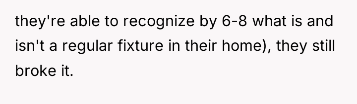 they're able to recognize by 6-8 what is and isn't...