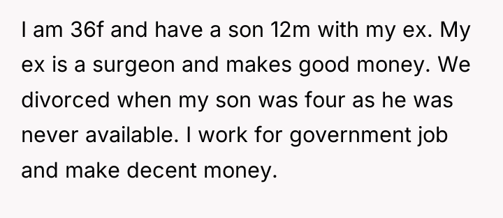 I am 36f and have a son 12m with my...