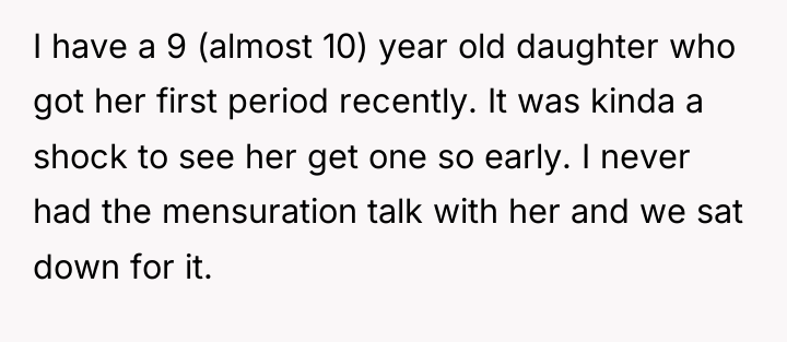 I have a 9 (almost 10) year old daughter who...