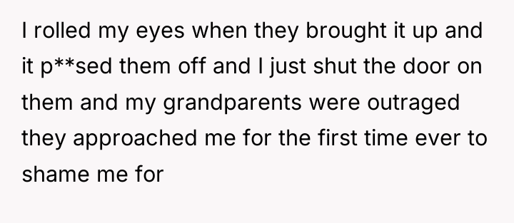 I rolled my eyes when they brought it up and...