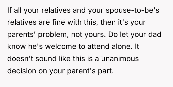 If all your relatives and your spouse-to-be's relatives are fine...