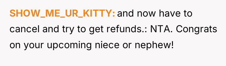 SHOW_ME_UR_KITTY and now have to cancel and try to get...