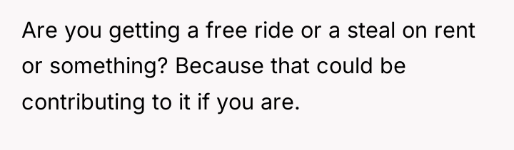 Are you getting a free ride or a steal on...