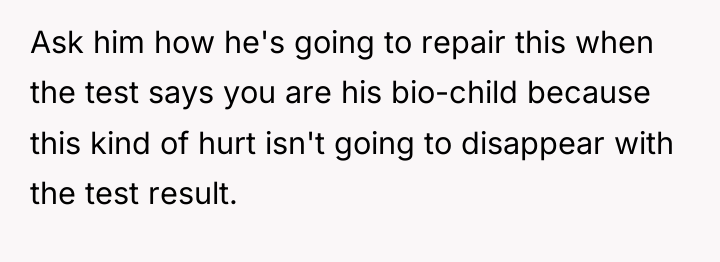 Ask him how he's going to repair this when the...