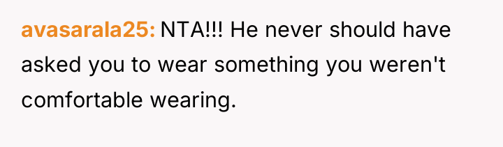 avasarala25 NTA!!! He never should have asked you to wear...