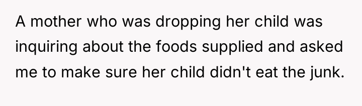 A mother who was dropping her child was inquiring about...