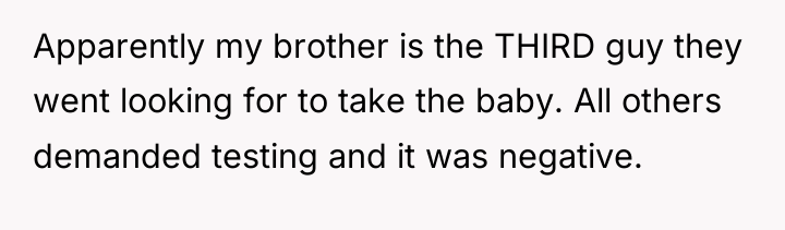 Apparently my brother is the THIRD guy they went looking...
