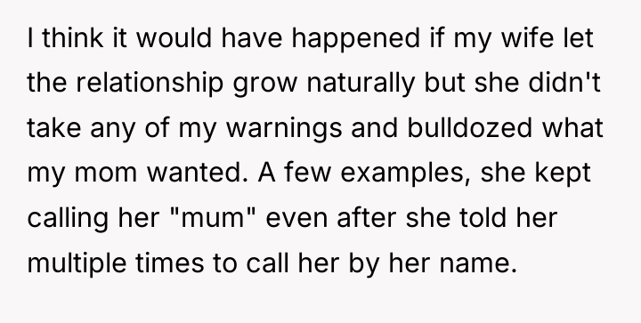 I think it would have happened if my wife let...