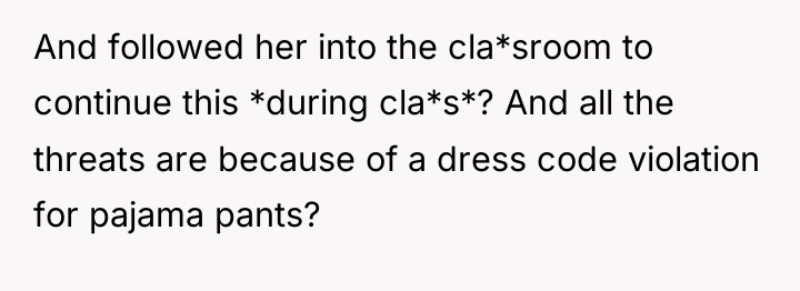 And followed her into the cla*sroom to continue this *during...