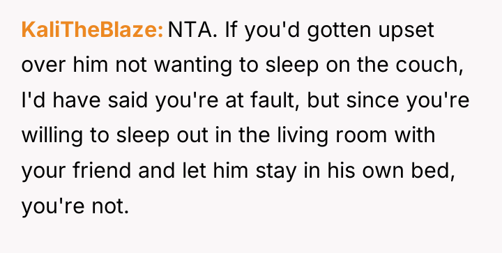 KaliTheBlaze NTA. If you'd gotten upset over him not wanting...