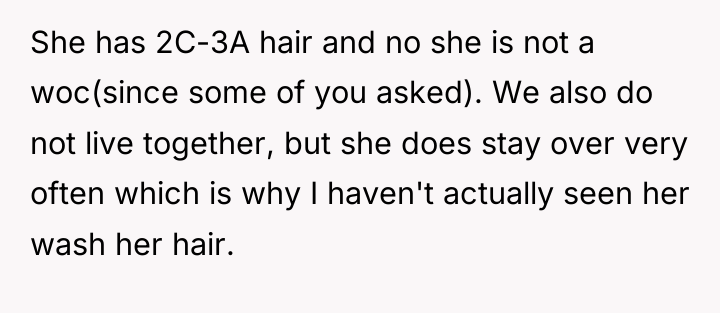 She has 2C-3A hair and no she is not a...