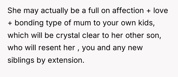 She may actually be a full on affection + love...