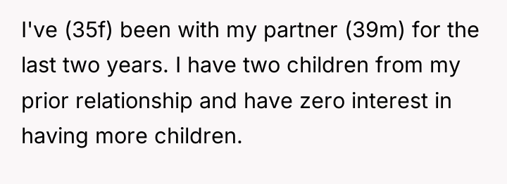 I've (35f) been with my partner (39m) for the last...