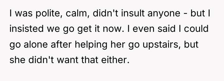 I was polite, calm, didn't insult anyone - but I...
