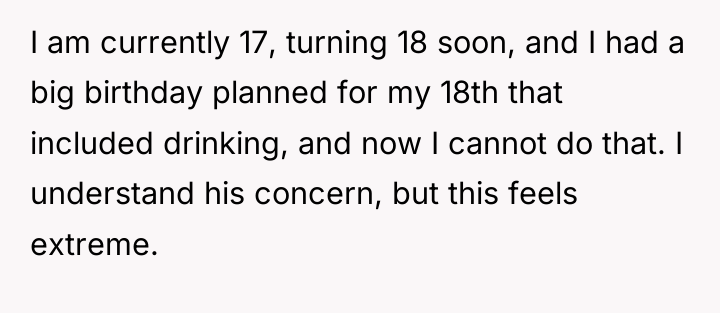 I am currently 17, turning 18 soon, and I had...