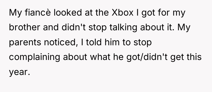 My fiancè looked at the Xbox I got for my...