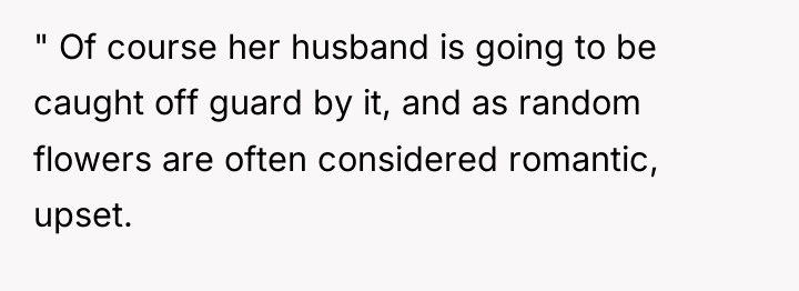 " Of course her husband is going to be caught...